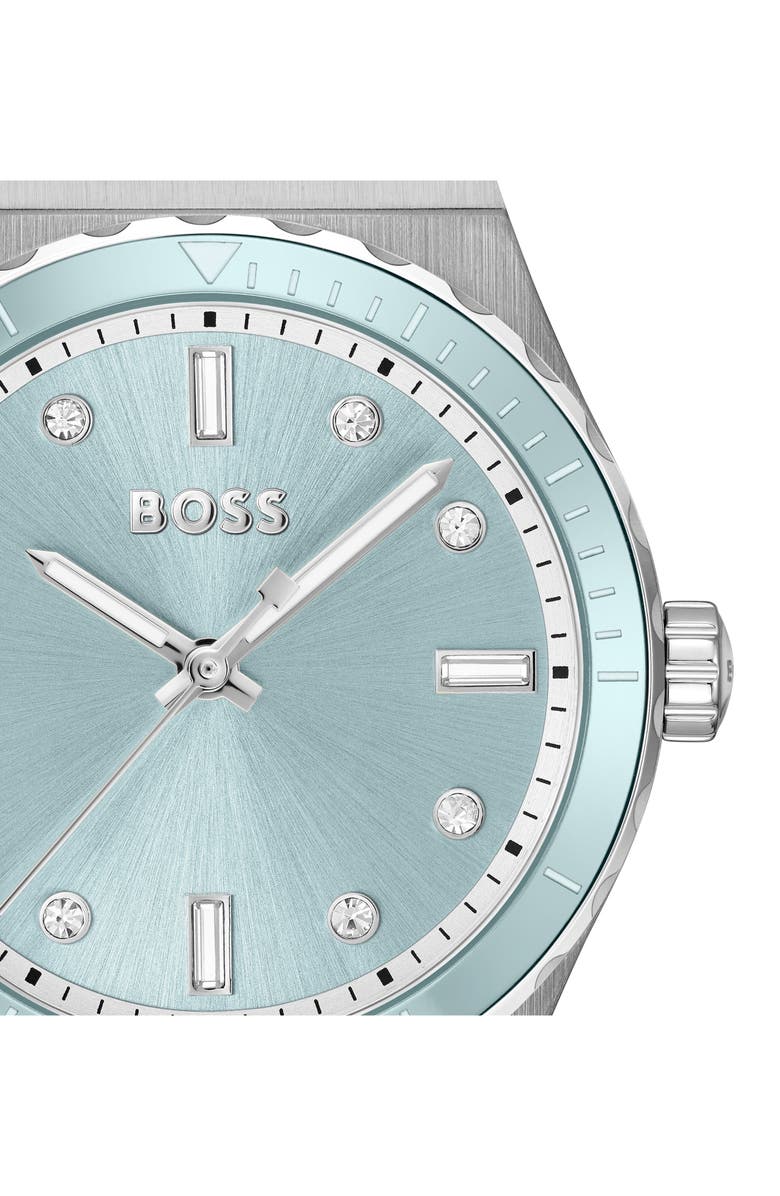 BOSS Candor Bracelet Watch, 32mm, Alternate, color, Light Blue