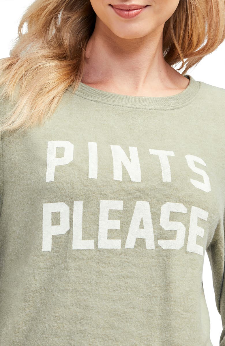 Wildfox Pints Please Sweatshirt, Alternate, color, 