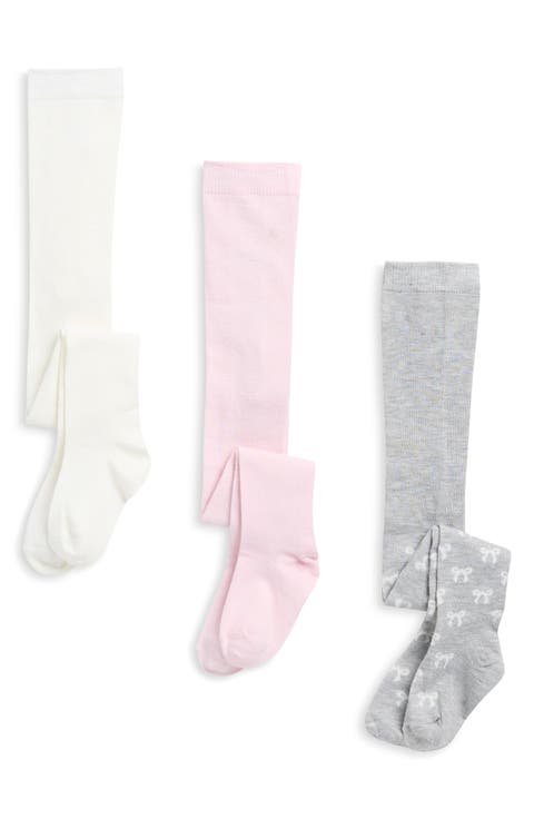 3-Pack Bow Sweater Tights