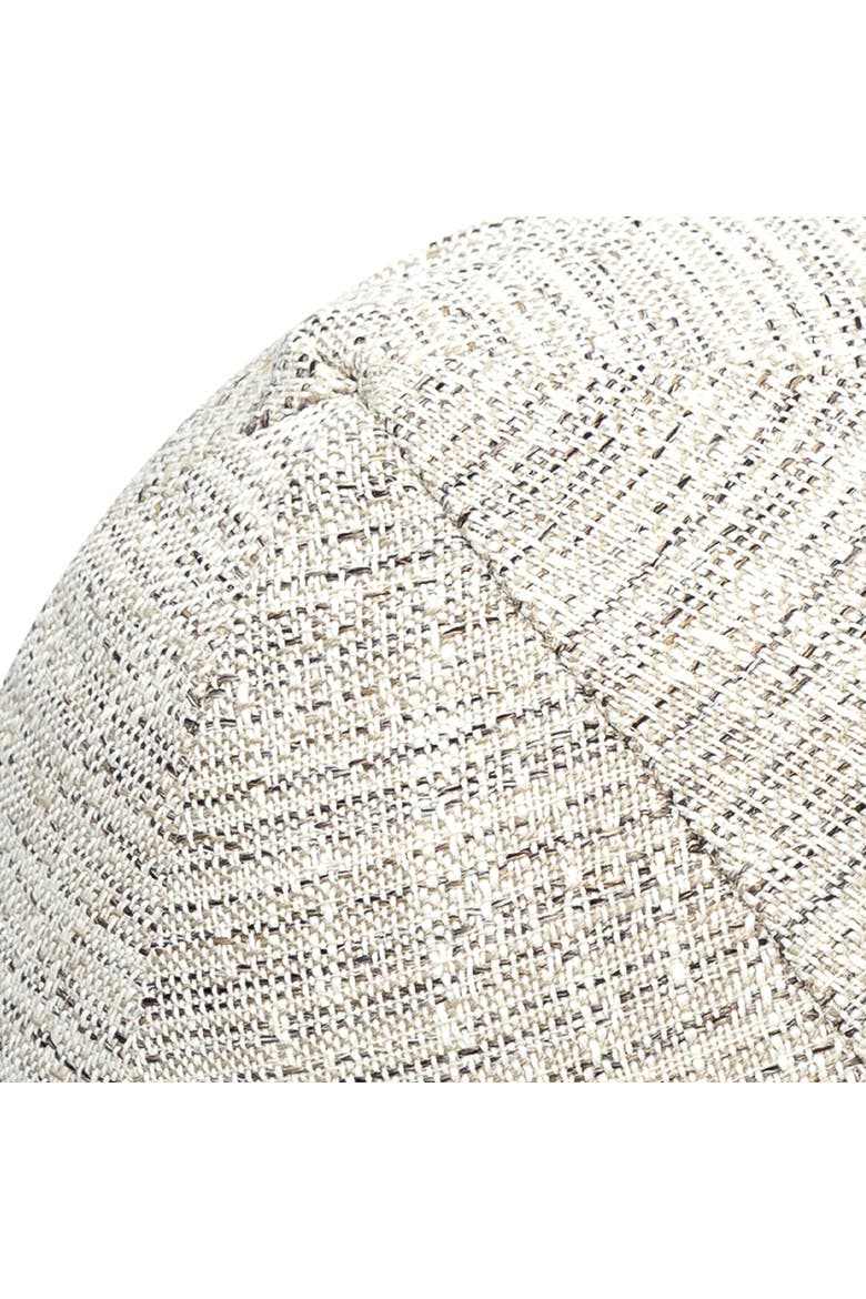 Entity Linen Indoor & Outdoor Woven Accent Orb Pillow, Alternate, color, Linen