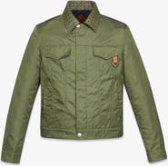 MCM Jacket in ECONYL® and Monogram Print Leather