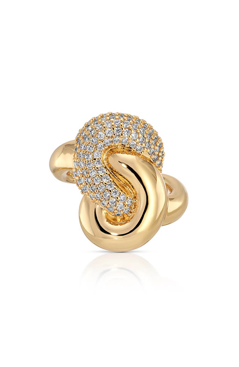 Ettika Love Me Knot Ring, Main, color, Gold