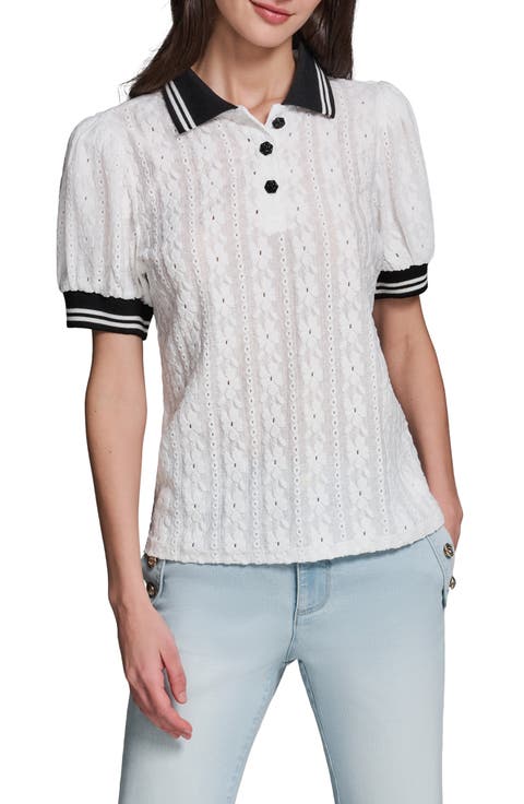 Contrast Collar Sweater
