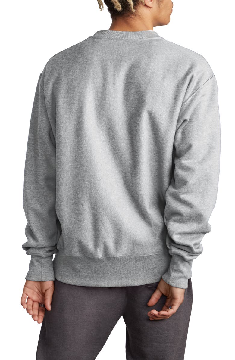Champion Sublimated Logo Crewneck Sweatshirt, Alternate, color, 