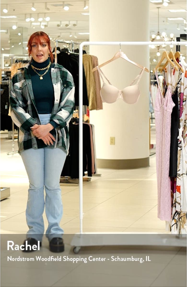 Sheer Glamour Push-Up Underwire Bra, sales video thumbnail