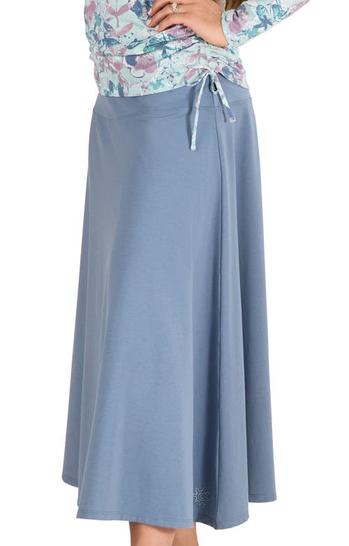 Uv Skinz A-line Upf Midi Skirt In Multi