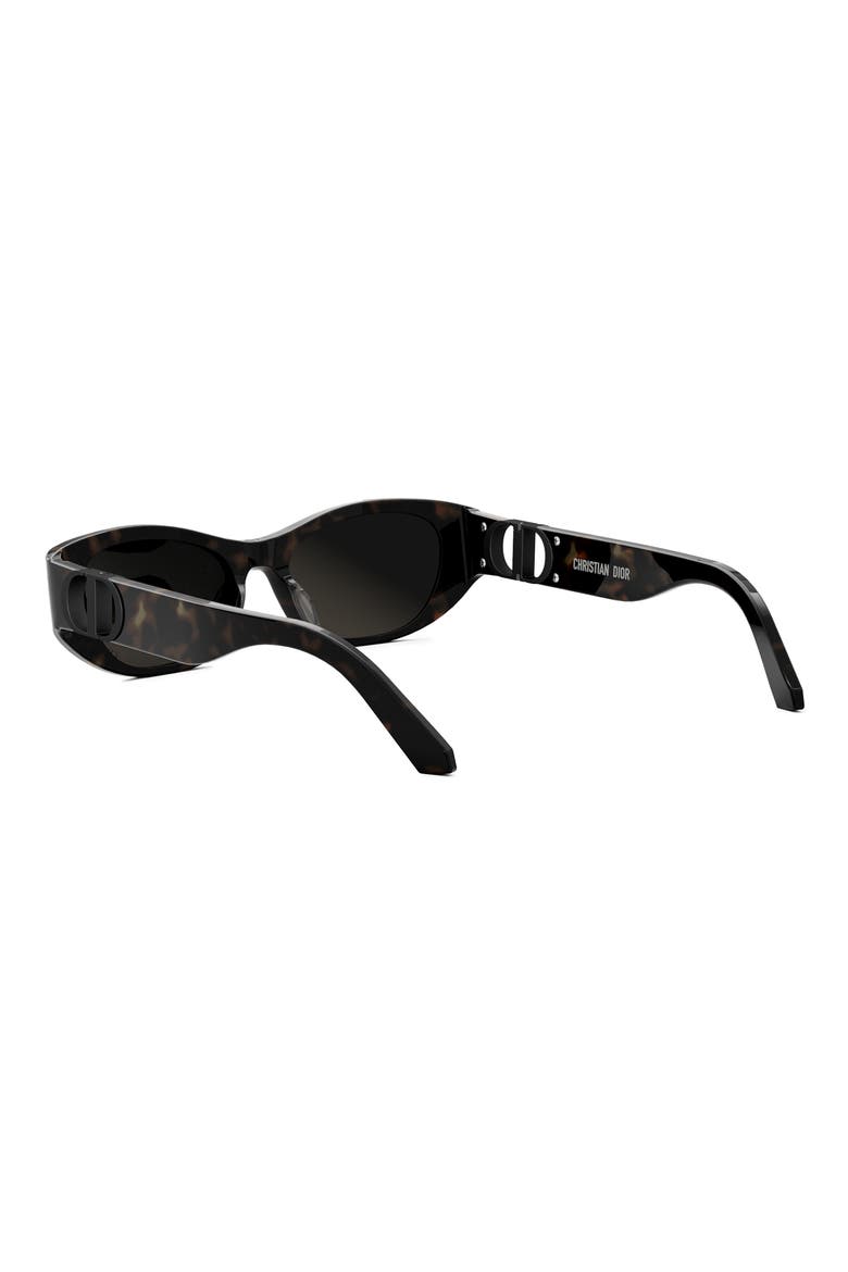 30Montaigne S9U 54mm Square Sunglasses, Alternate, color, DARK HAVANA / SMOKE MIRROR