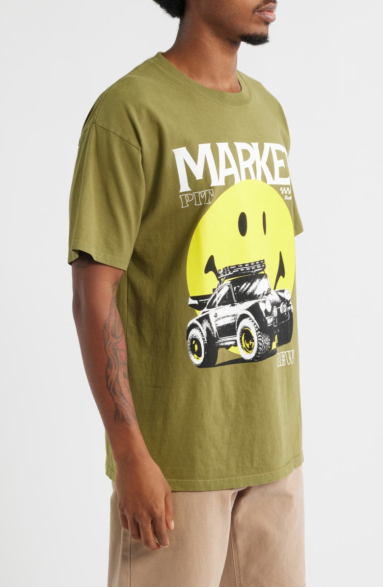 MARKET SMILEY<sup>®</sup> All Four Cotton Graphic T-Shirt, Alternate, color, Sphagnum