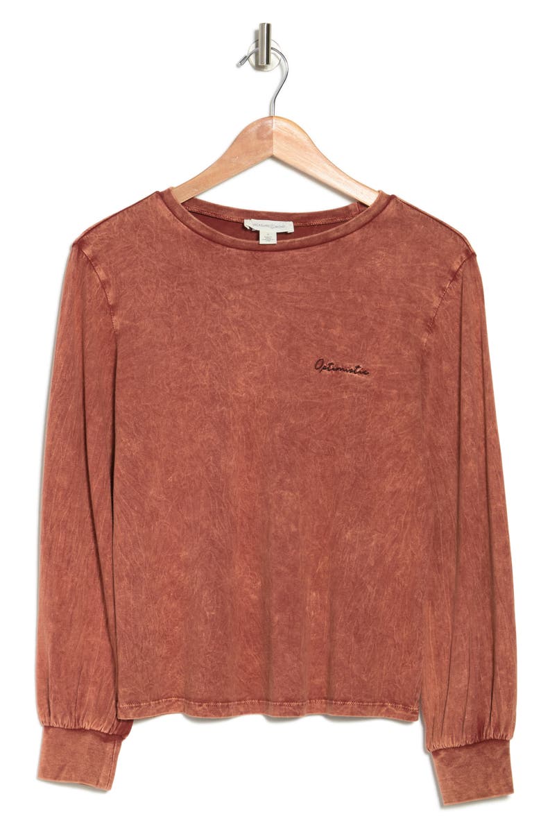 Treasure & Bond Optimistic Organic Cotton T-Shirt, Alternate, color,