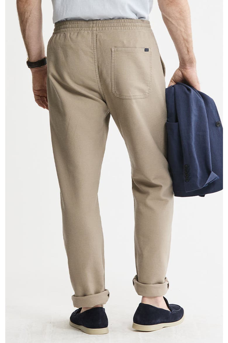 Cotton Twill Drawstring Pants, Alternate, color, Cappuccino