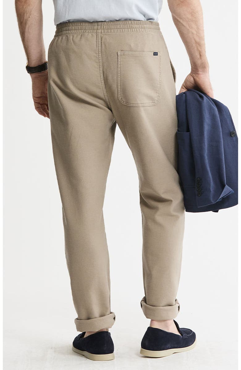 JACHS Cotton Twill Drawstring Pants, Alternate, color, Cappuccino
