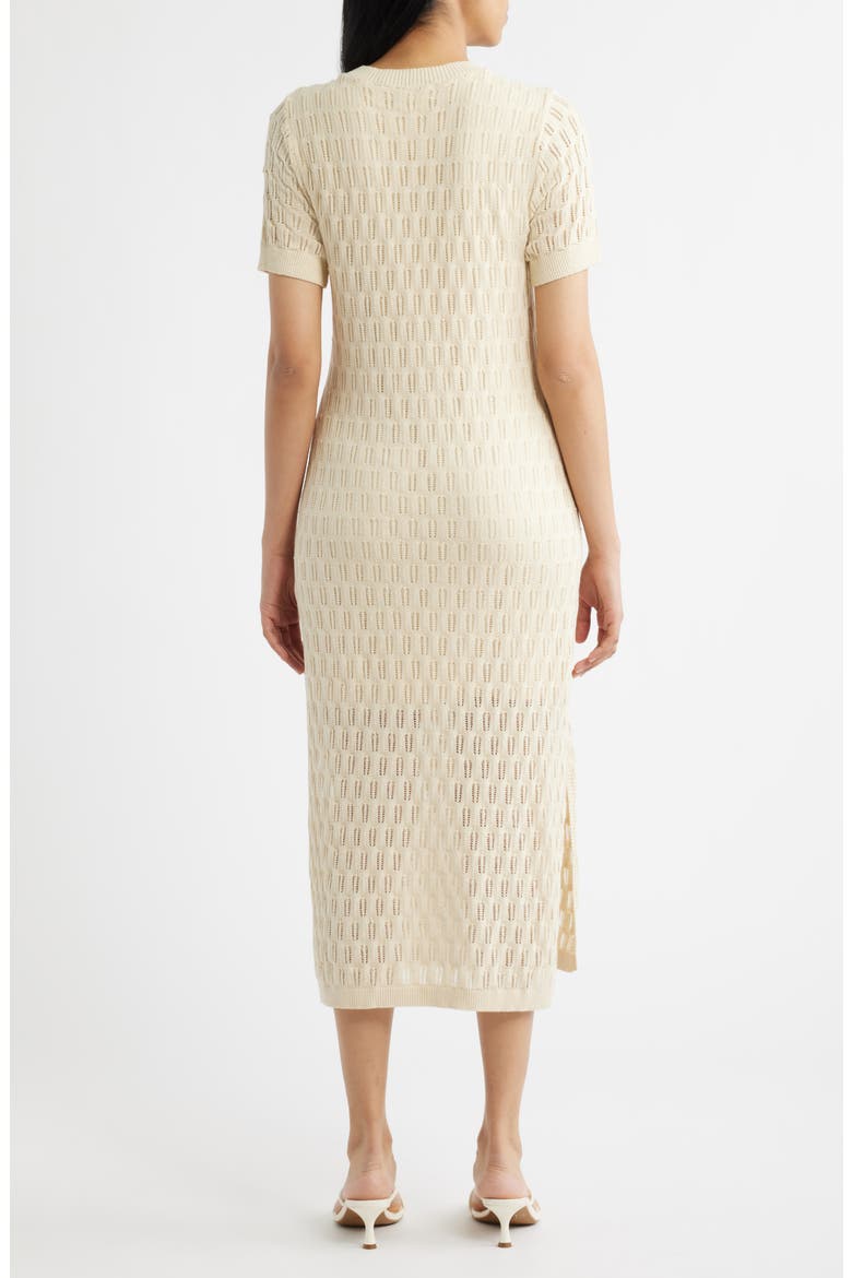 Midi Sweater Dress, Alternate, color, PARCHMENT