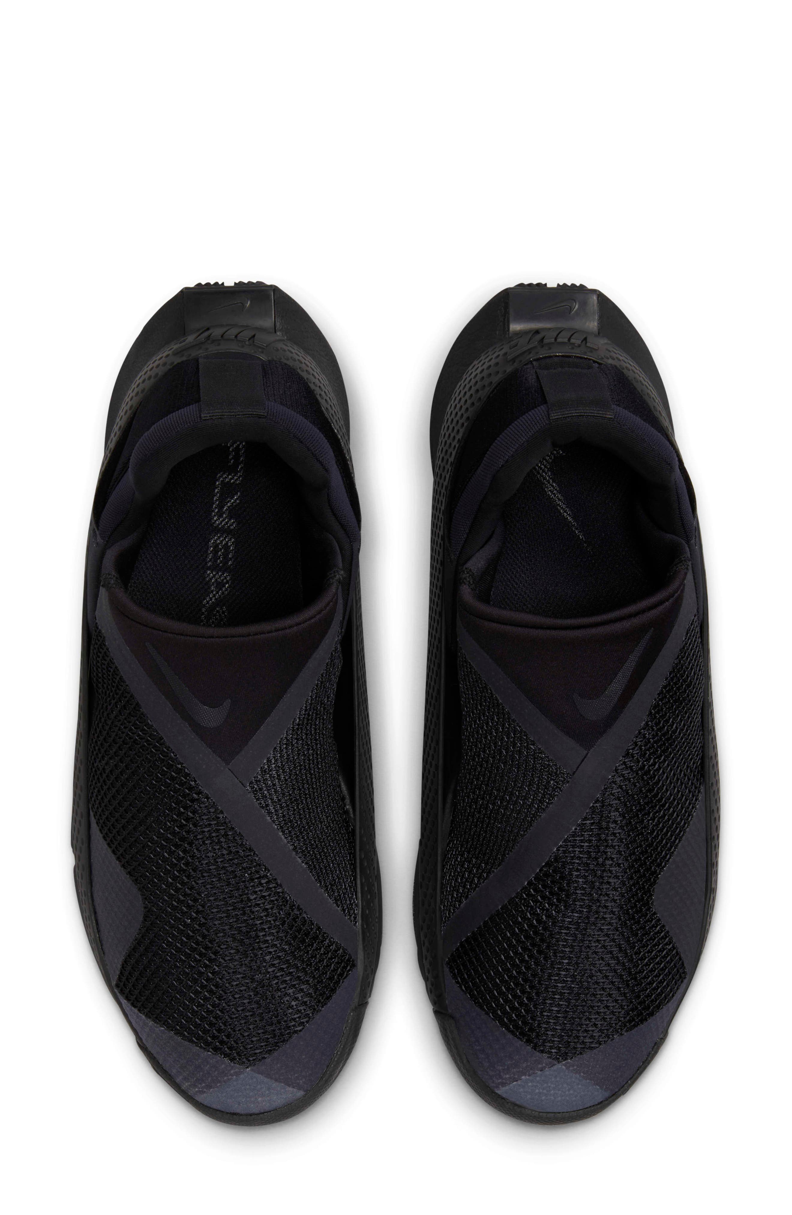 Nike Go Flyease Slip-On Sneaker, Alternate, color, Black/ Black/ Black