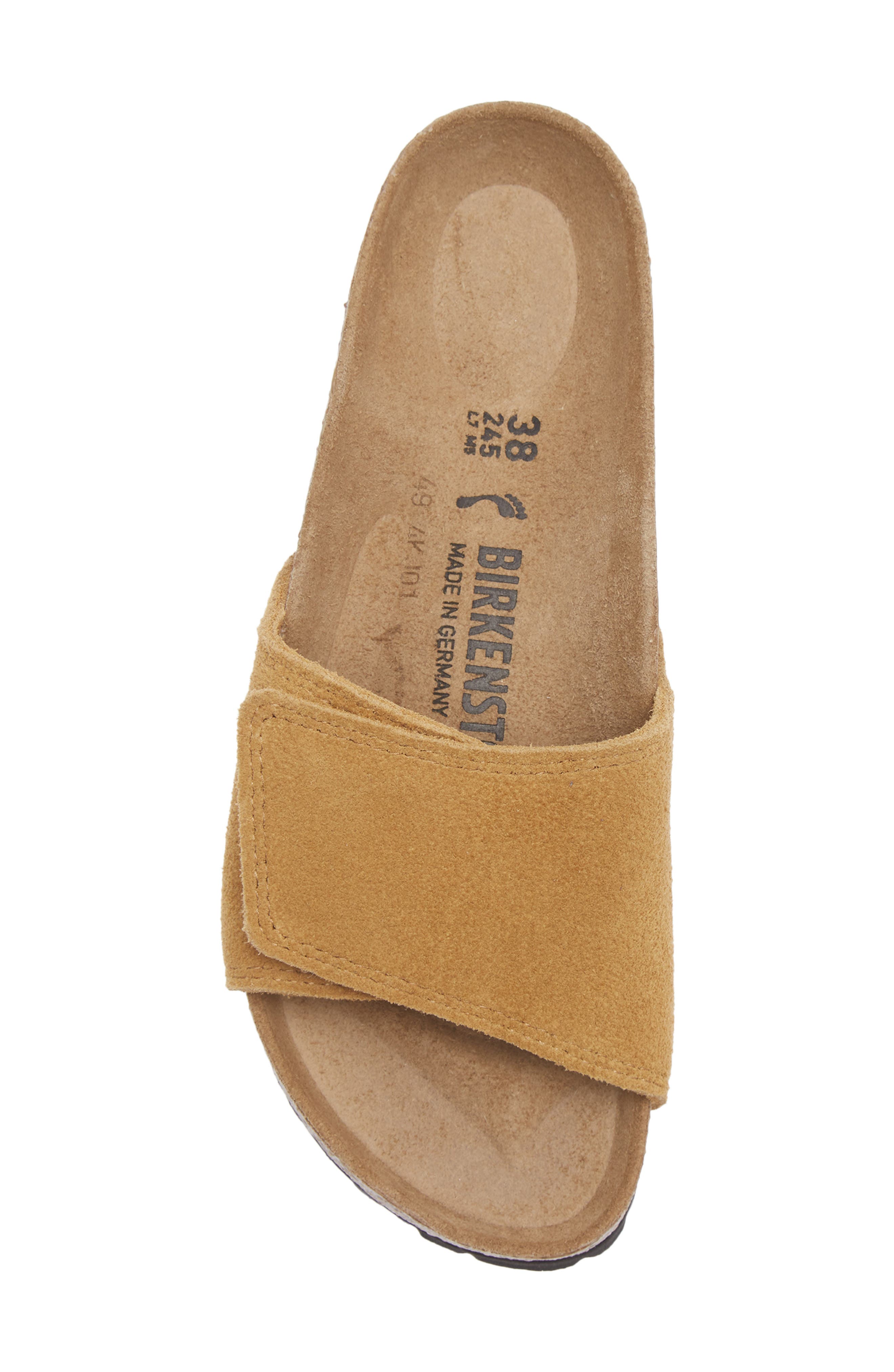 Birkenstock Sylt 2.0 Slide Sandal, Alternate, color, Cork Brown Suede