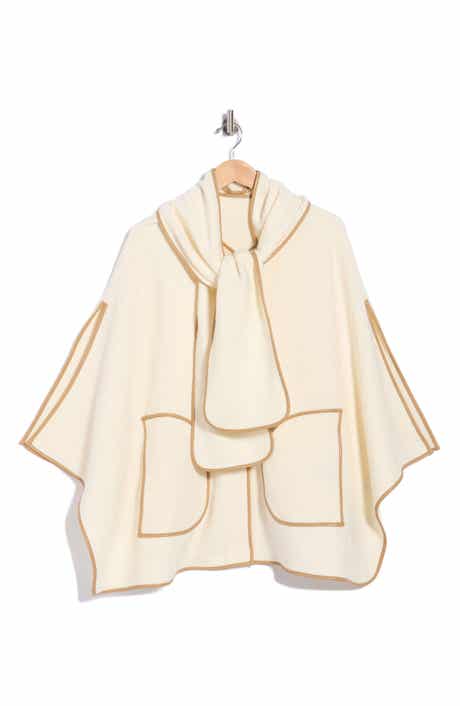 Sabrina Poncho with Scarf Neck