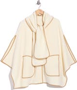 JMCLAUGHLIN Sabrina Poncho with Scarf Neck
