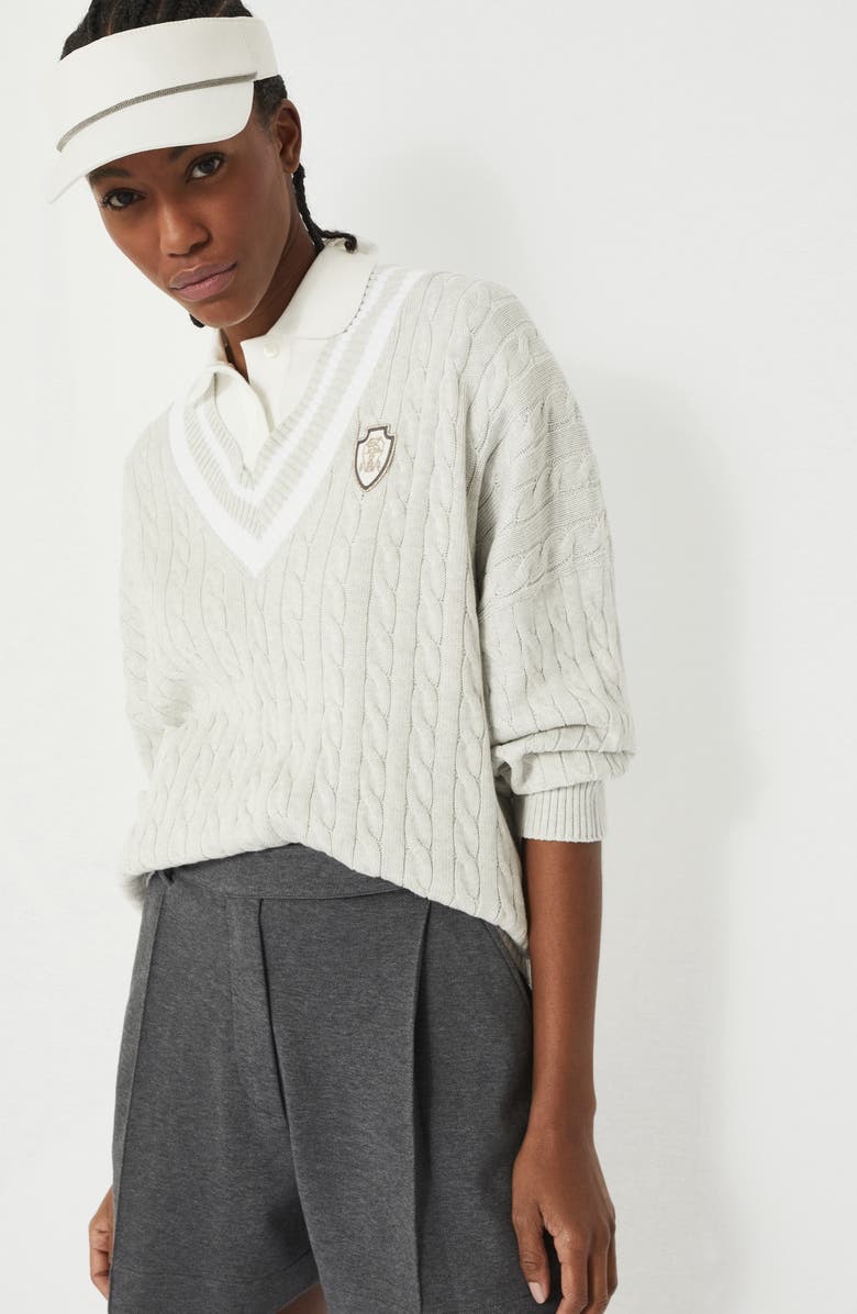 Brunello Cucinelli Sweater with logo, Alternate, color,