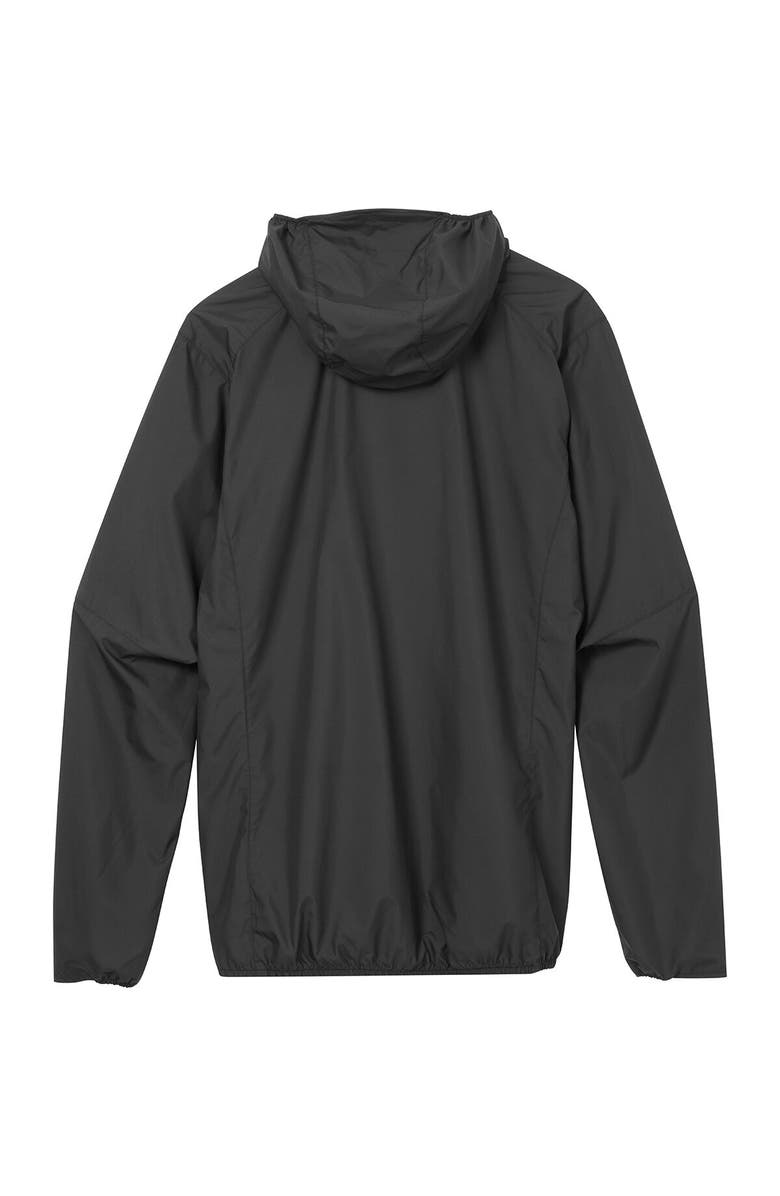 Rab Windgather Hooded Jacket - Men
s, Alternate, color, Black