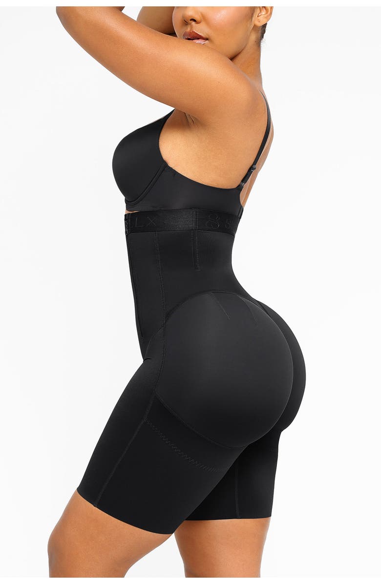 Shapellx Butt-Lifting High Waist Shorts, Alternate, color, Onyx Black