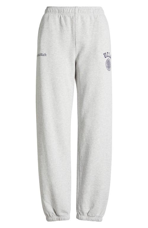 Sporty And Rich Sporty & Rich Ucla Crest Fleece Graphic Sweatpants