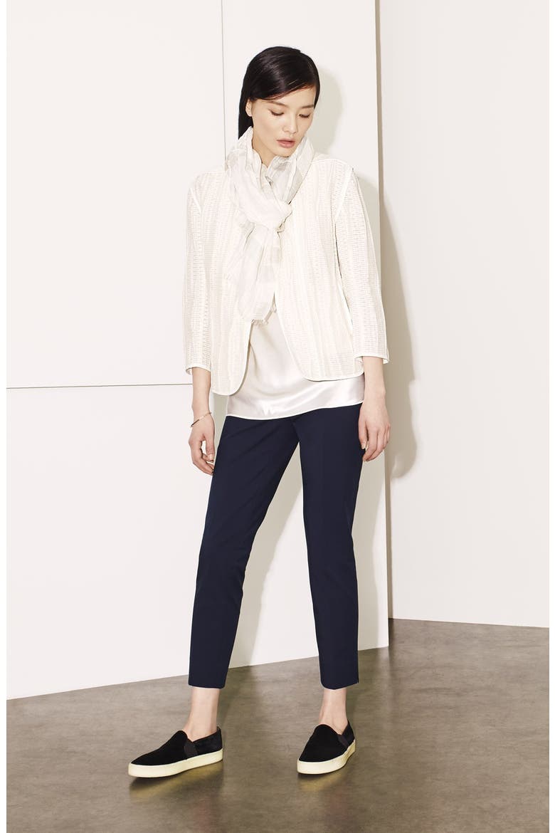 'Charlane' Topper, Alternate, color, IVORY