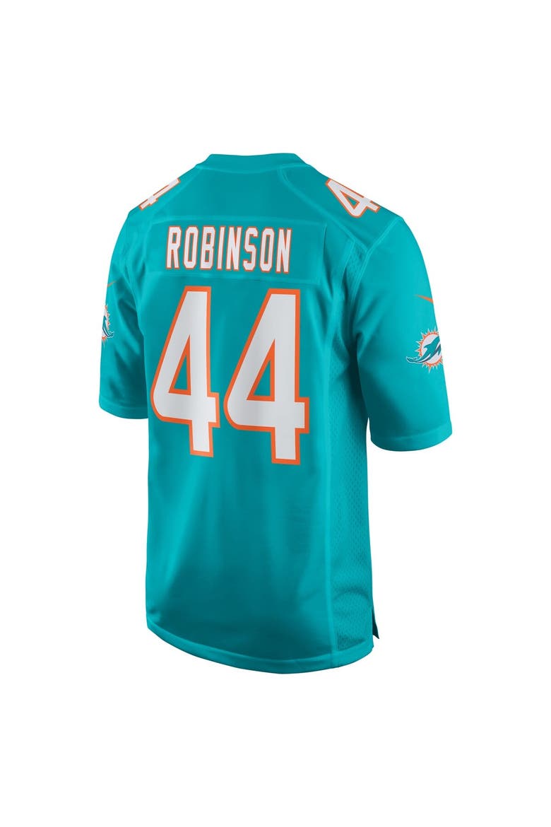 Men's Nike Chop Robinson Aqua Miami Dolphins  Player Game Jersey, Alternate, color, Aqua