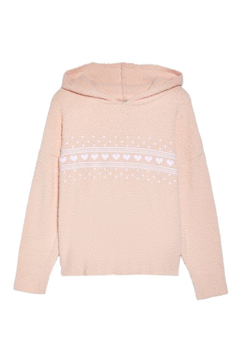 Intimates Snow Angel Sweater Hoodie, Alternate, color, A LA MODE