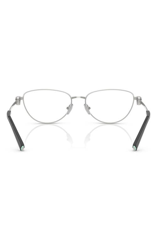 Tiffany & Co . 56mm Oval Optical Glasses In Metallic