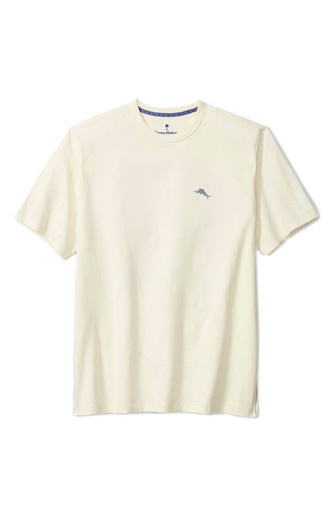 Monstera Blues Lux Cotton Graphic T-Shirt (Big & Tall)