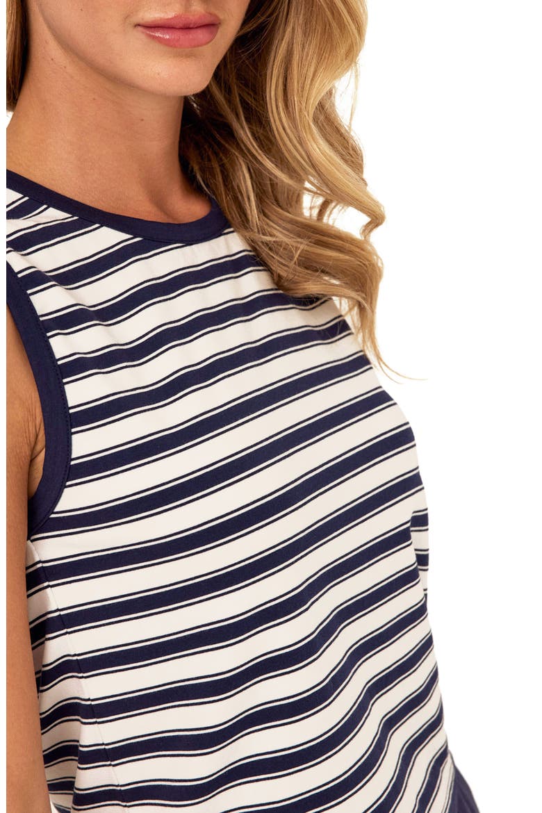 Emilia Stripe Cottage Tank, Alternate, color, WHITE/ STARGAZER