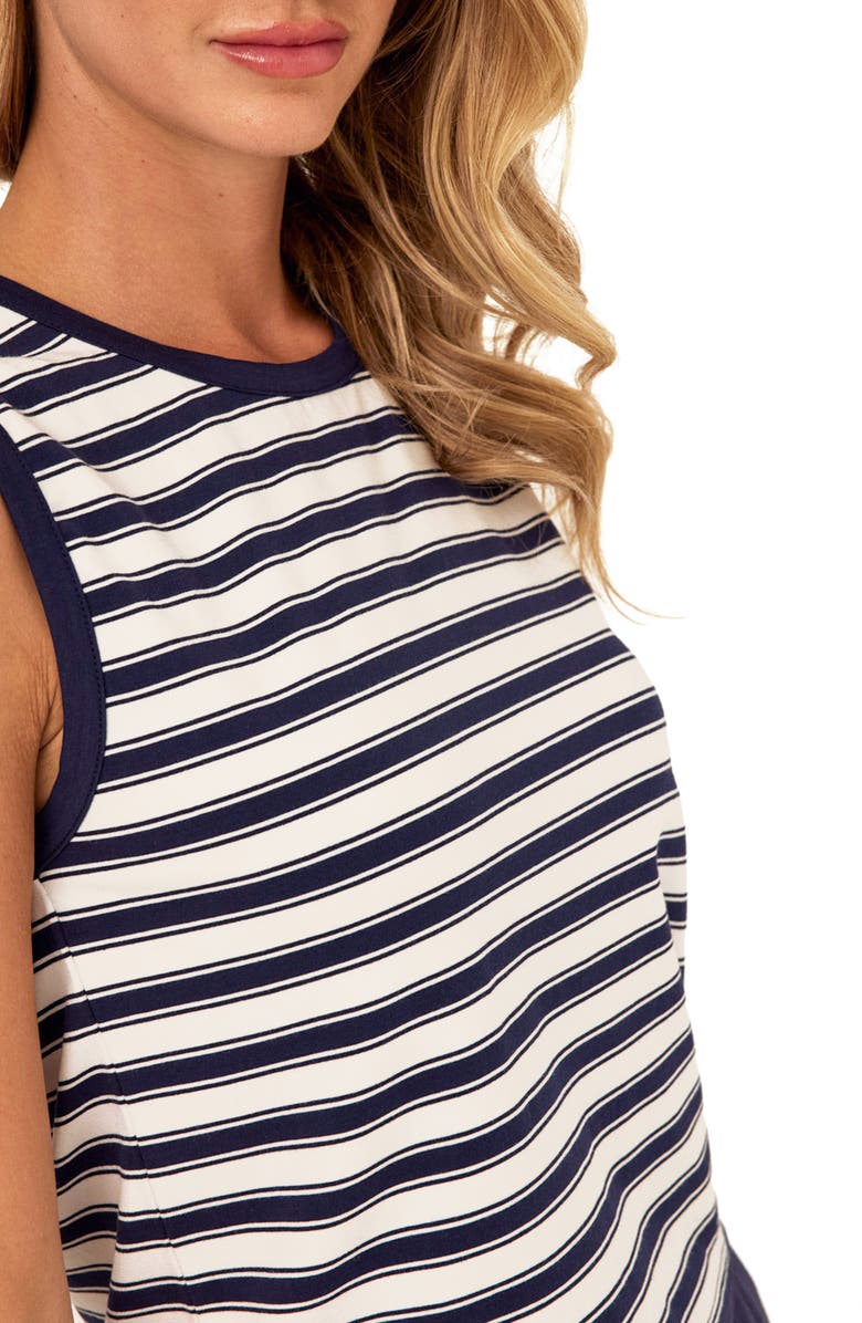 Threads 4 Thought Emilia Stripe Cottage Tank, Alternate, color, White/ Stargazer