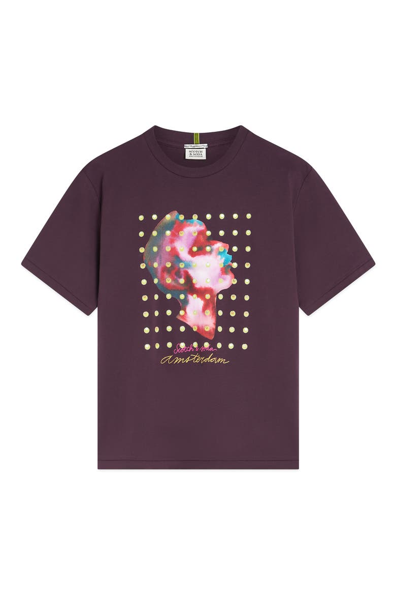 Band Artwork Graphic Tee, Alternate, color, PLUM PERFECT