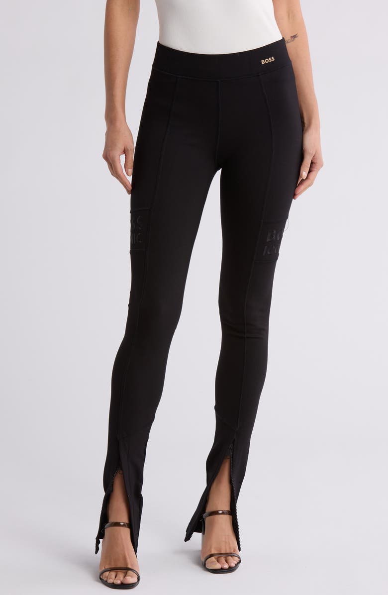 BOSS Ebyle Iconic Skinny Pants, Main, color, Black