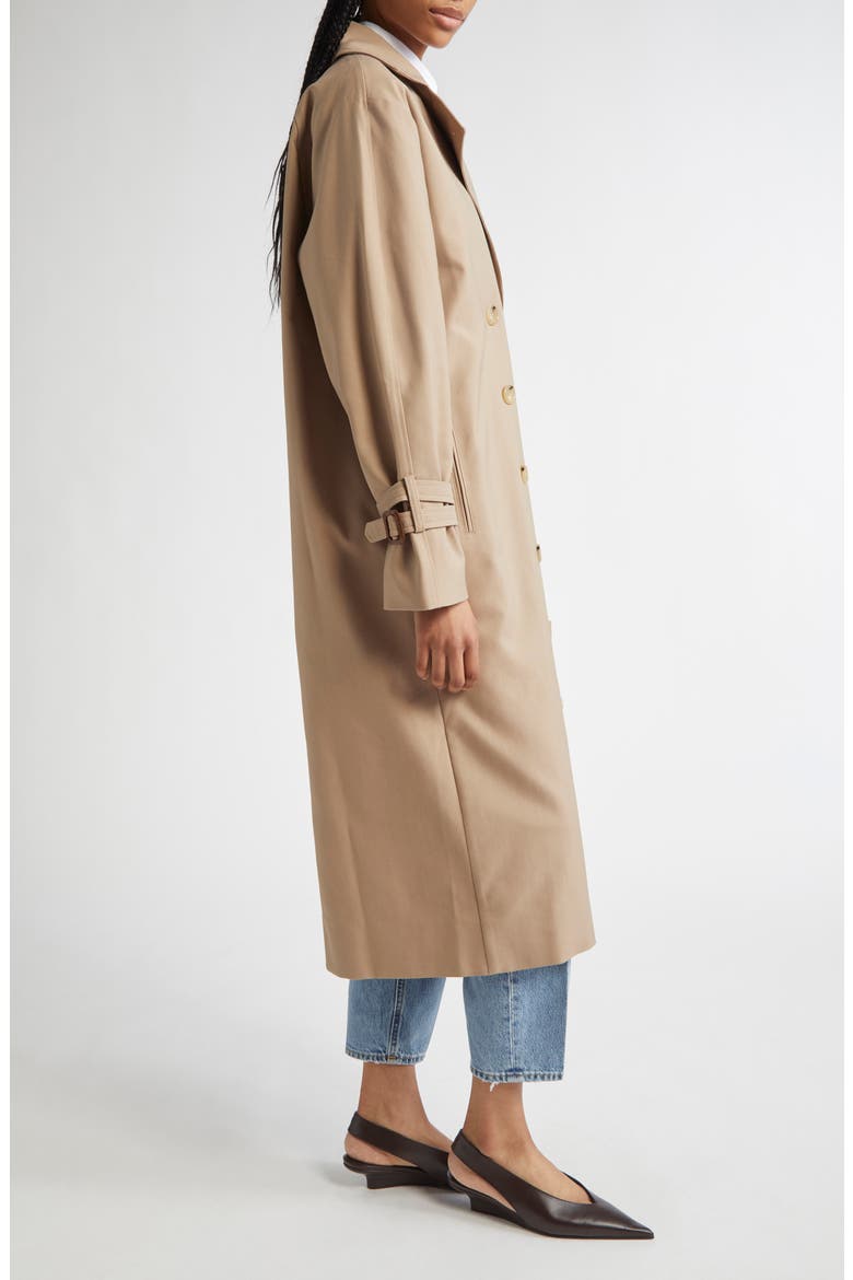 Signature Water Repellent Trench Coat, Alternate, color, KHAKI