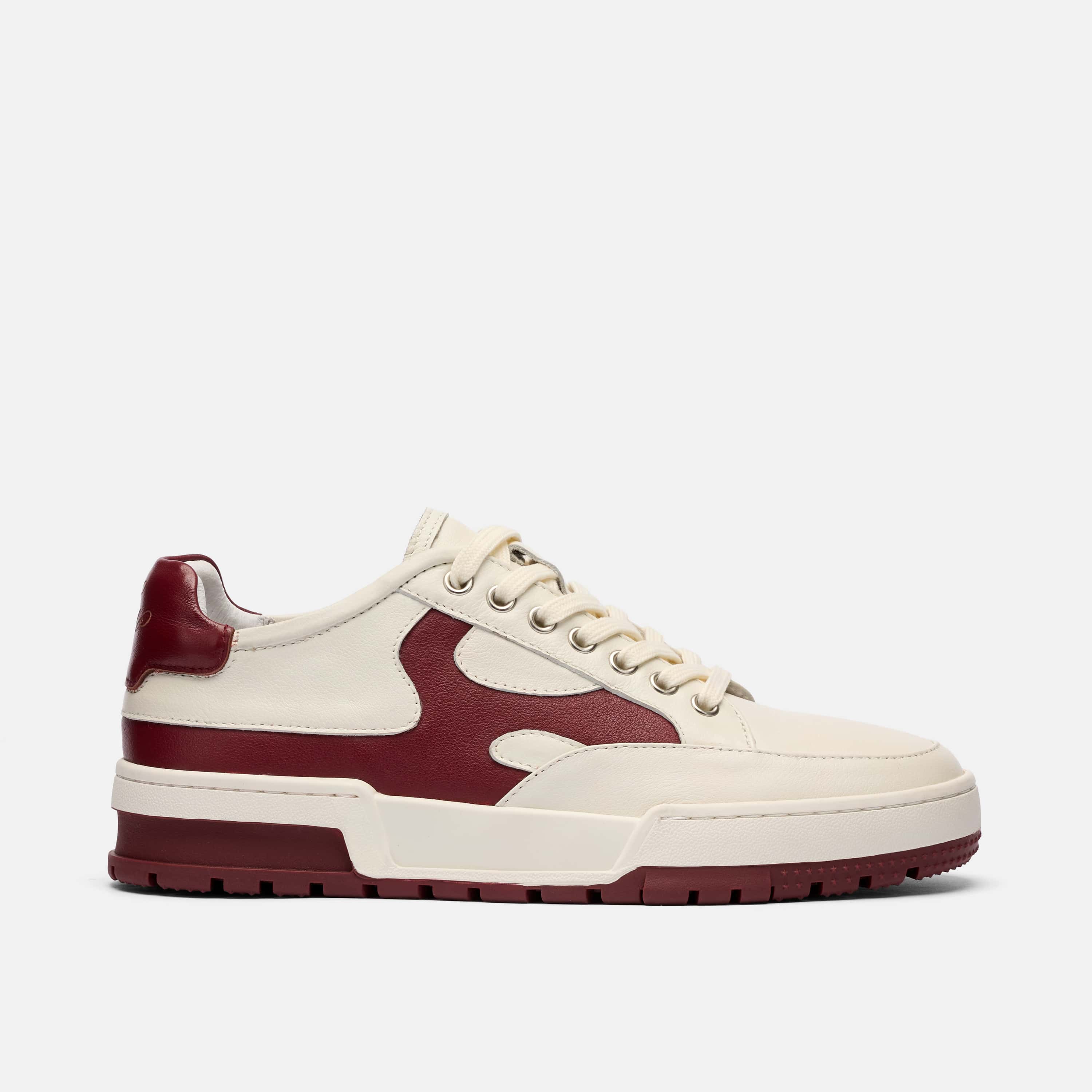 Club Court Tennis Shoe, Alternate, color, Burgundy/White