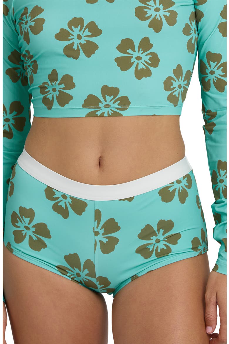 Last Summer Boyshort Swim Shorts, Alternate, color, OCEAN SPRAY