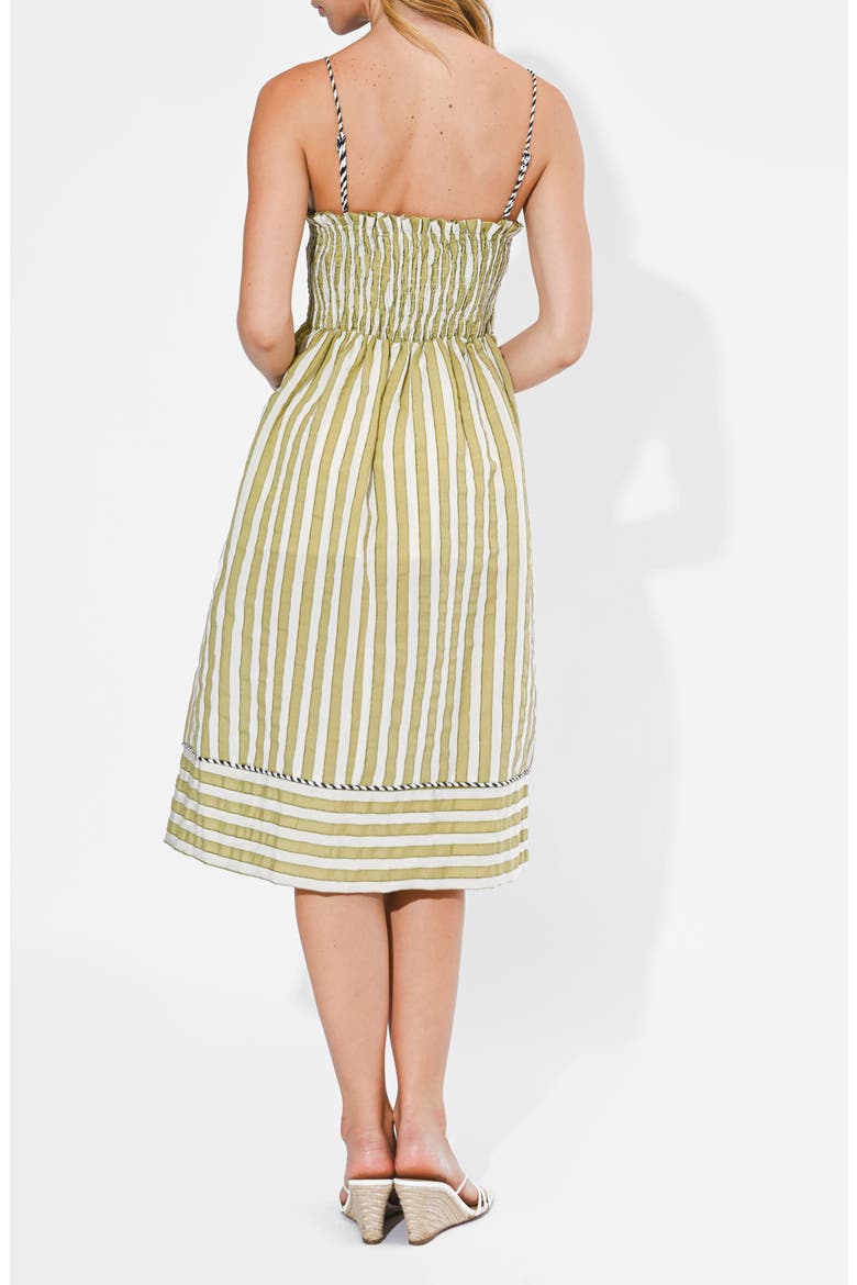 striped flare dress Harbor Line Striped Fit And Flare Maxi Dress  VICI