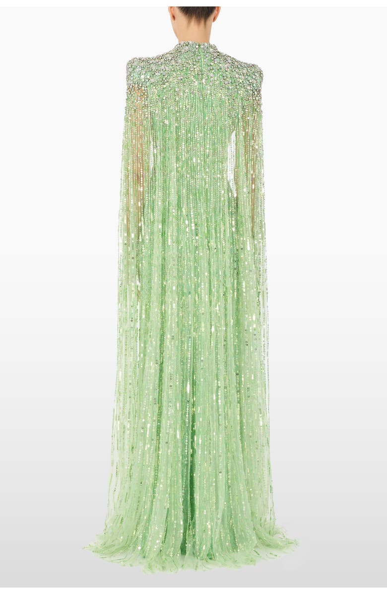 Jenny Packham Opera Embellished Maxi Dress, Alternate, color, Calypso