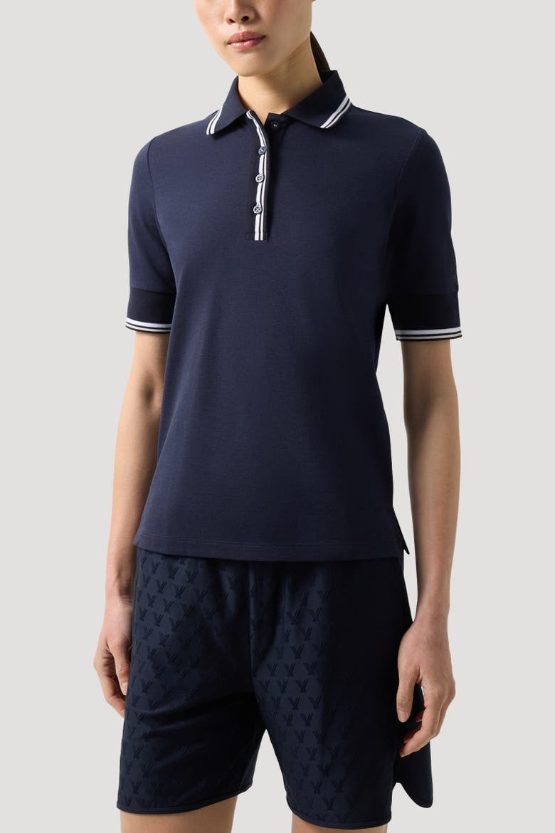 Funktons Polo Shirt Elenor, Alternate, color, Navy blue