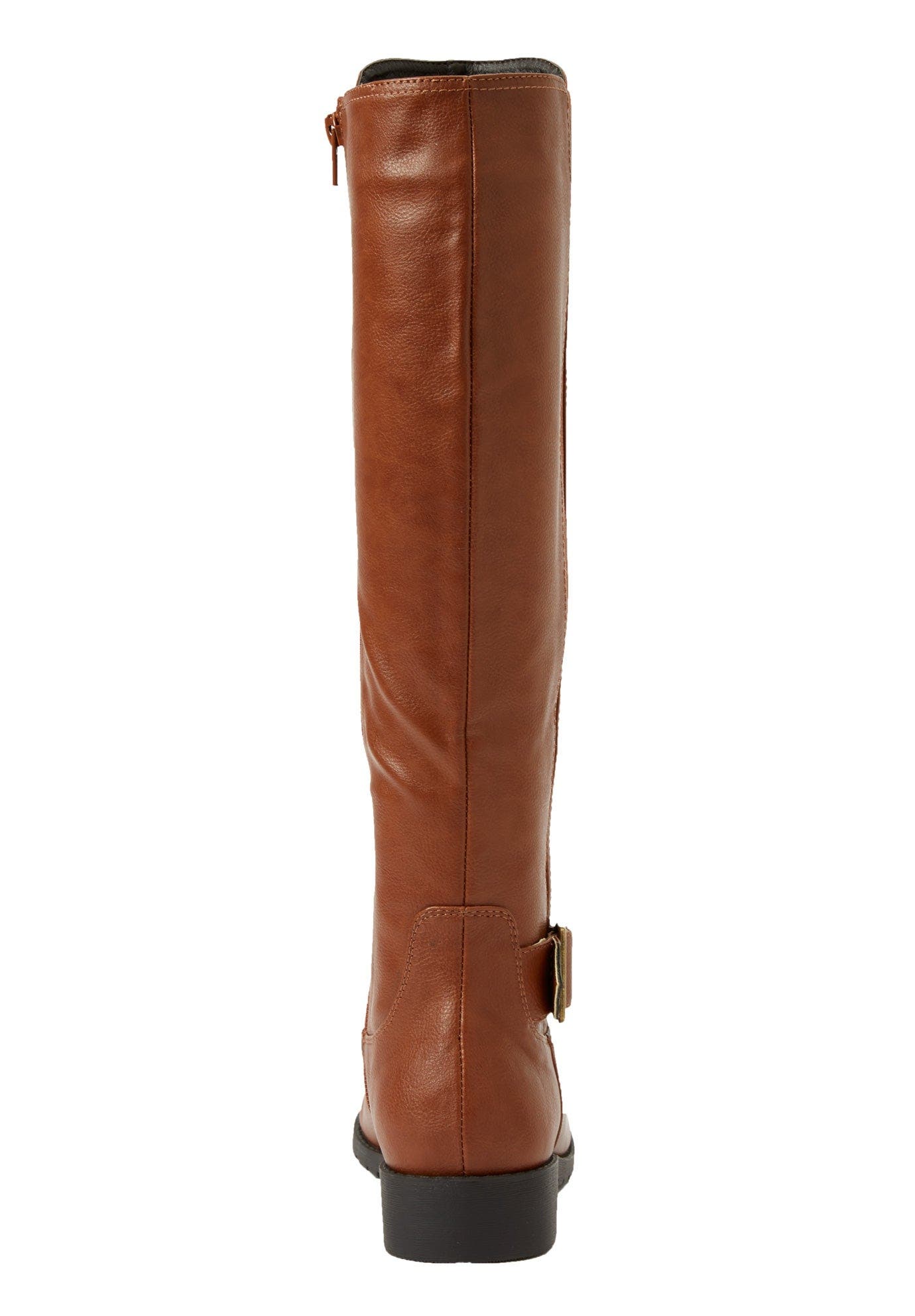 Comfortview The Milan Regular Calf Boot, Alternate, color, Black