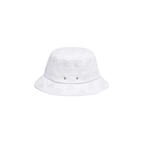 Vilebrequin Embroidered Bucket Hat Turtles All Over In Blanc