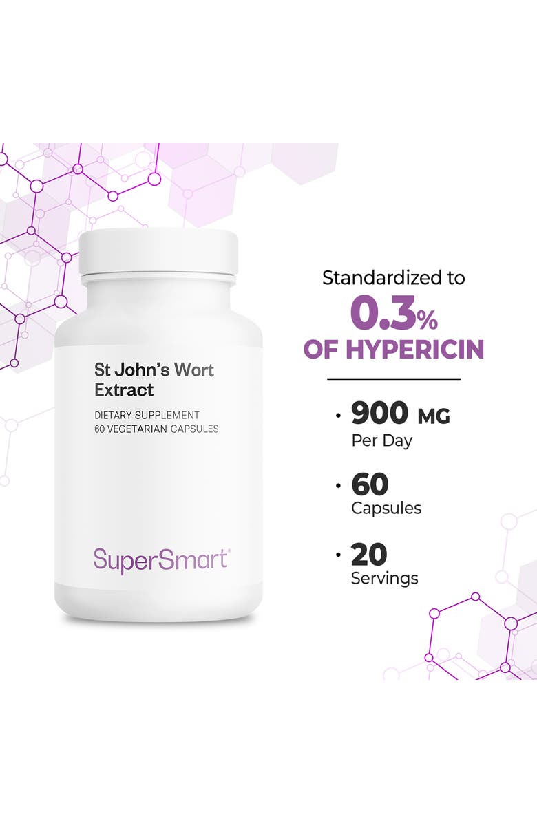 SuperSmart St John's Wort Extract 900mg, Alternate, color,