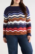 Liverpool Scalloped Hem Sweater