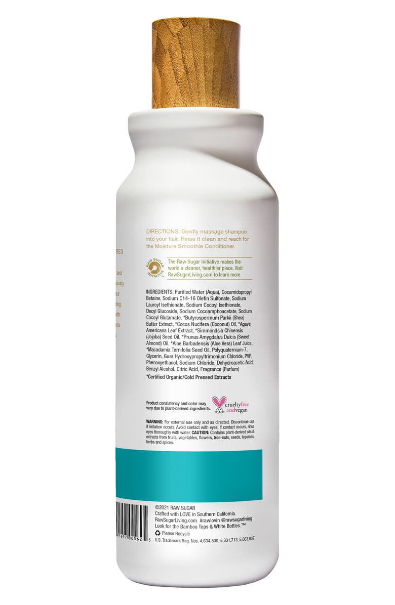 RAW SUGAR Moisture Smoothie Shampoo, Alternate, color,