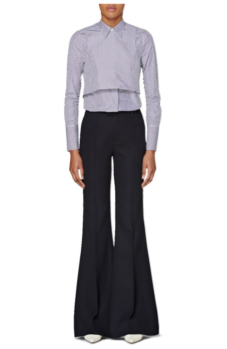 SUISTUDIO Babs Stripe Print Shirt, Main, color, 