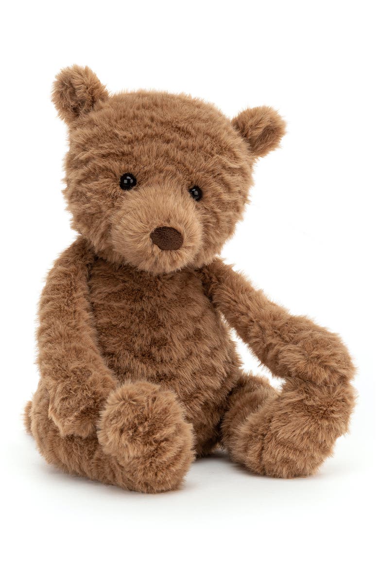 Cocoa Bear Stuffed Animal, Main, color, BROWN