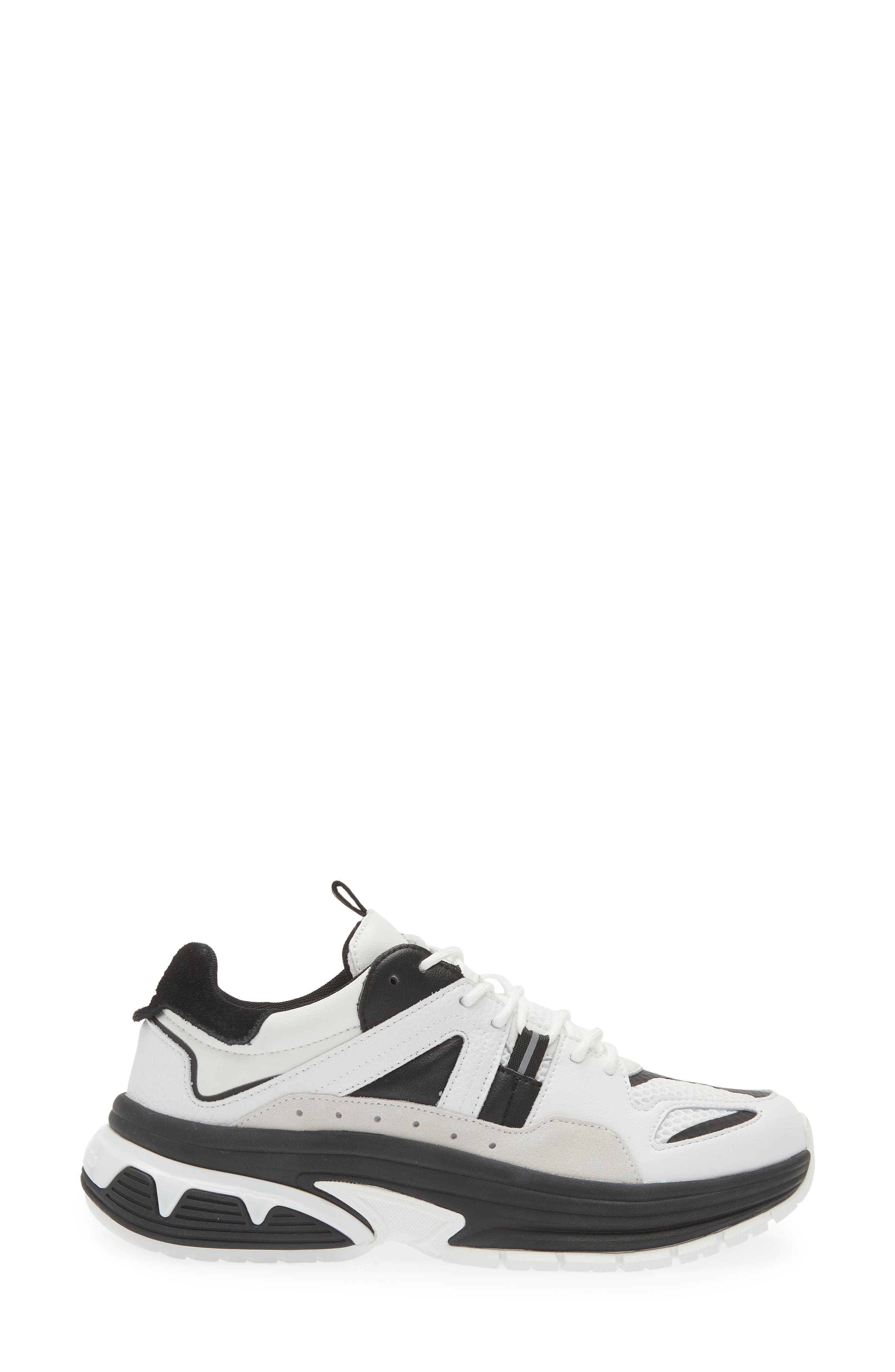 KARL LAGERFELD PARIS Colorblock Sneaker, Alternate, color, White