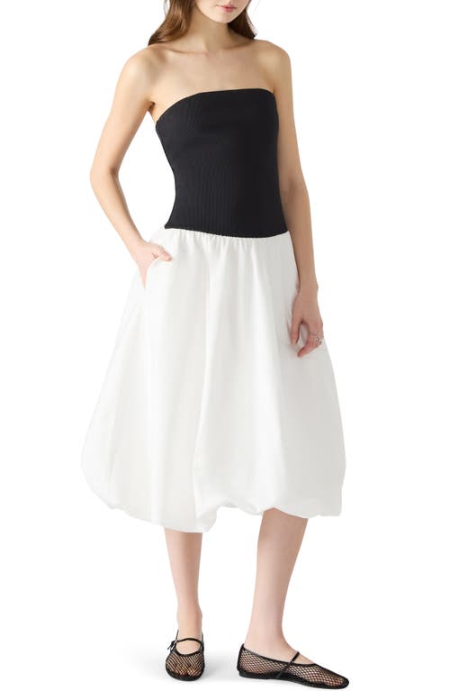 Steve Madden Oliver Strapless Cotton Sundress