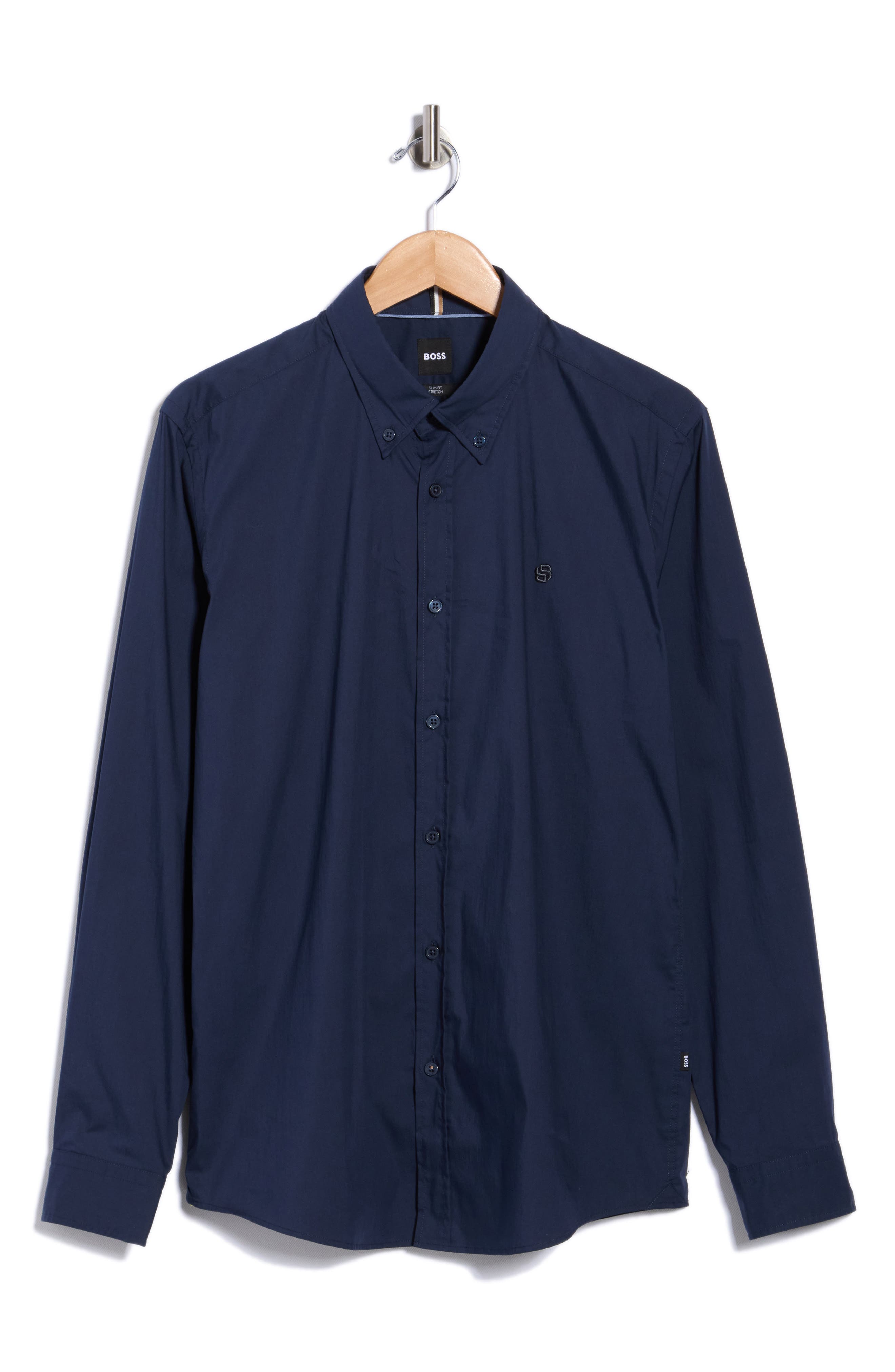 Roan Slim Fit Stretch Button-Up Shirt