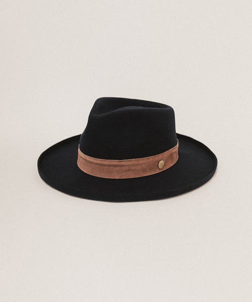 Two Roads Hat Co. Echo Park Fedora Hat In Navy Blue